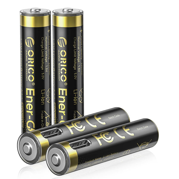 Ener-G Lithium ion Battery AAA Rechargeable Batteries