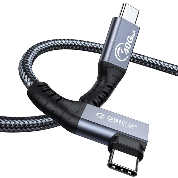 Cable Compatible with Thunderbolt 4 Right Angle